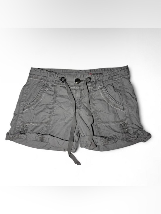 UNIONBAY Pants - Y2K union bay grey cargo hiking shorts with tie waist🪩